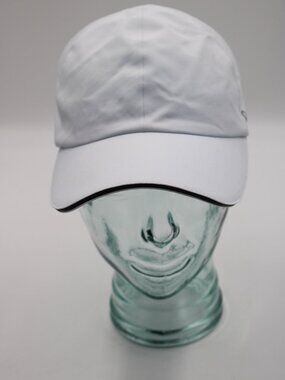 Skora Ponytail White Hat Cap Womens OS Adjustable Baseball Running Training